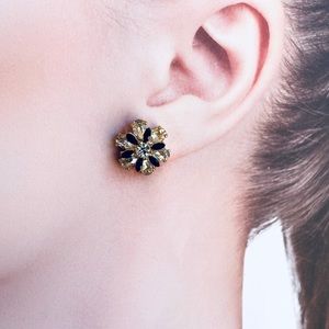 Kate Spade Crystal Flower Stud Earrings